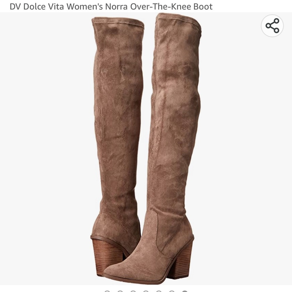 NWT Dolce Vita Norra Over the Knee boot in Dark Taupe